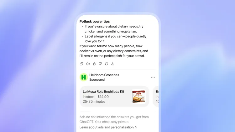 💸 ChatGPT is getting ads: You’re no longer the user, you’re the product.