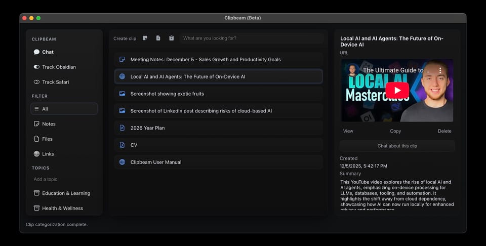 📌 Clipbeam Review